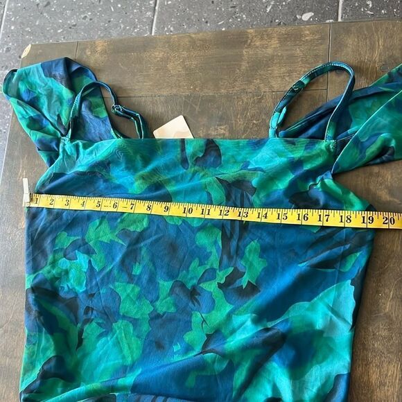 NWT Spaghetti Strap Long Summer Floral Sexy Backless Formal Wedding Guest Dress - Picture 11 of 15
